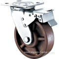 8'' Heavy Duty Plate Swivel High Temperature Caster With Brake